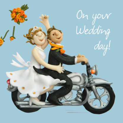 Wedding motorbike