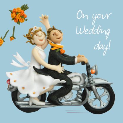 Wedding motorbike