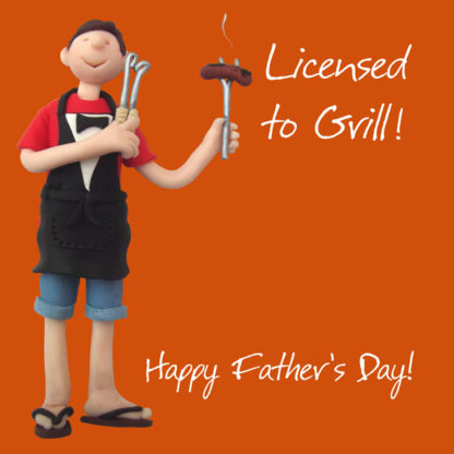 Licenced to grill Fathers Day