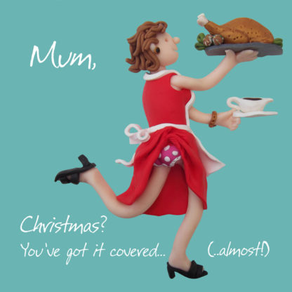 Mum, Christmas covered