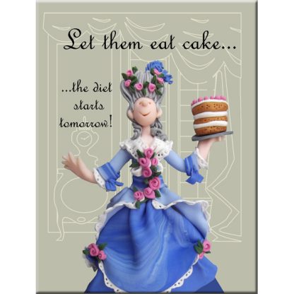 Marie Antoinette fridge magnet