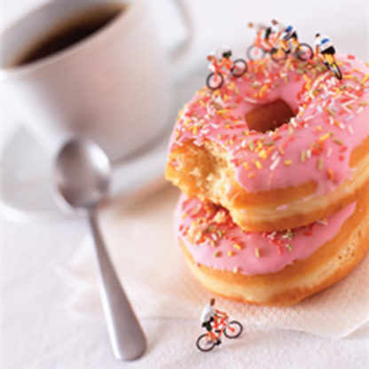 Pink doughnuts