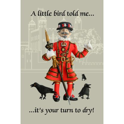 Yeoman warder tea towel