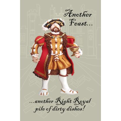 Henry VIII tea towel