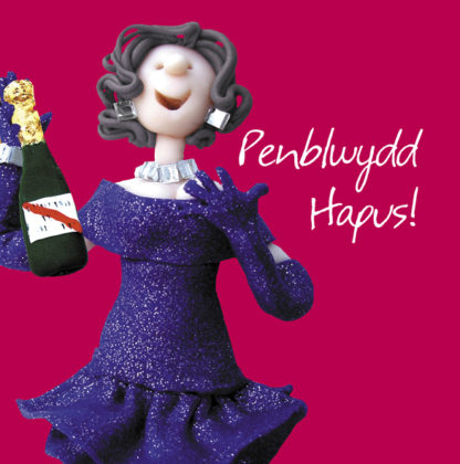 Champagne - Penblwydd Hapus