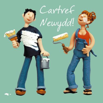 Decorating - cartref newydd