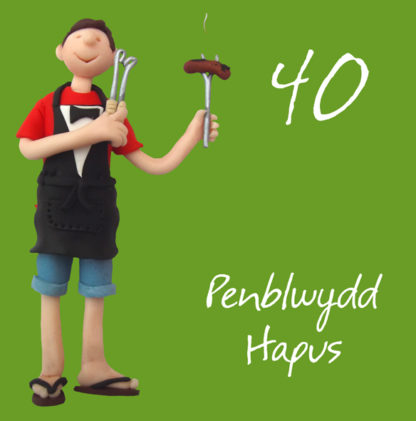 40th male - Penblwydd Hapus
