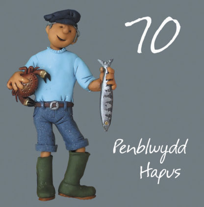 70th male - Penblwydd Hapus