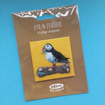 Puffin fridge magnet