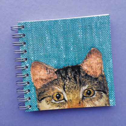 Curious cat mini notebook