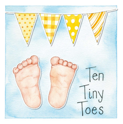 Ten tiny toes - yellow