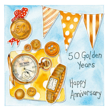 50th anniversary - gold