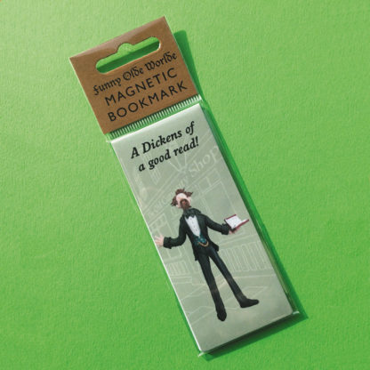 Charles Dickens magnetic bookmark