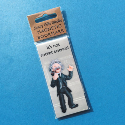 Einstein magnetic bookmark