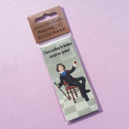 Oscar Wilde magnetic bookmark