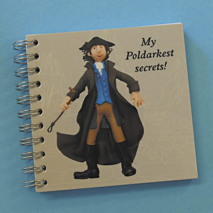 Poldark wiro-bound mini notebook