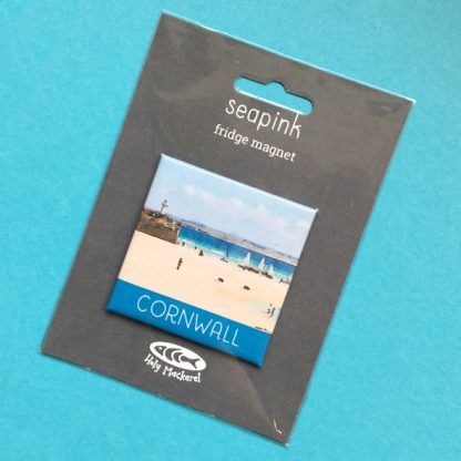 Cornish beach fridge magnet