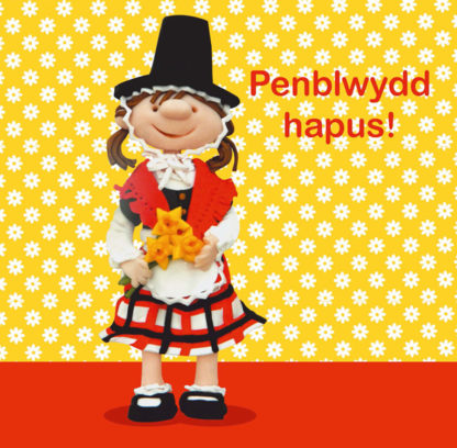 Penblwydd hapus - welsh costume