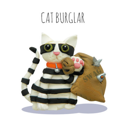 Cat burglar mini card