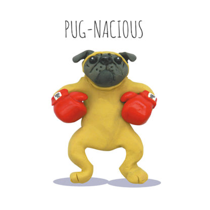 Pug nacious mini card