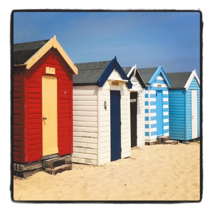 Beach huts