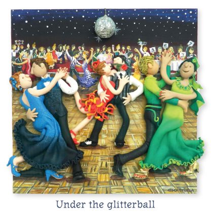 Under the glitterball