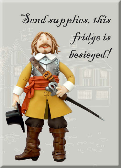 Oliver Cromwell fridge magnet