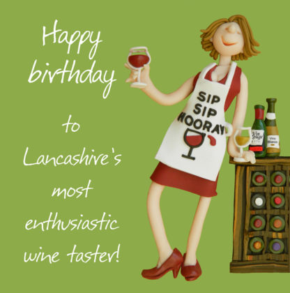 Lancashire wine taster
