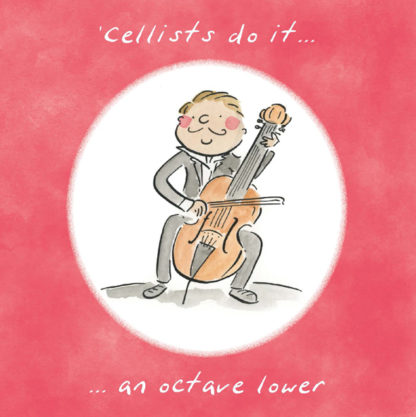 Cellists do it an octave lower