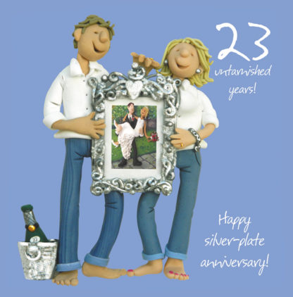 23rd anniversary (silver plate)
