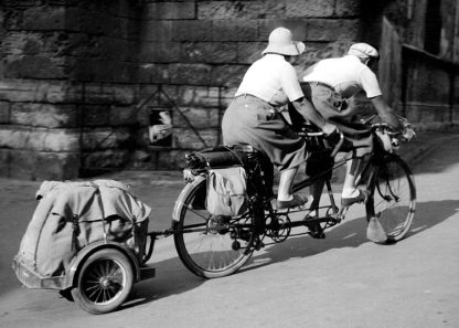 Couple on tandem