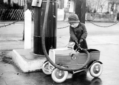 Filling up the car