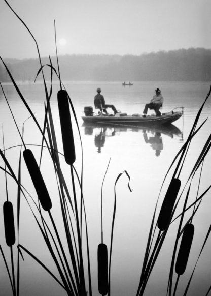 Two men on fishing boat