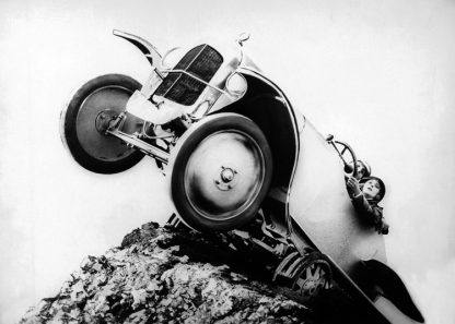 Car up a hill