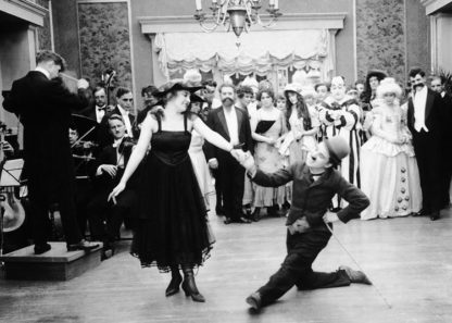 Charlie Chaplin dancing
