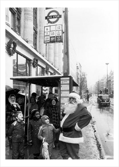 Father Christmas and No 6 bus