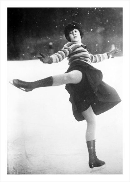 Agnes ice-skating