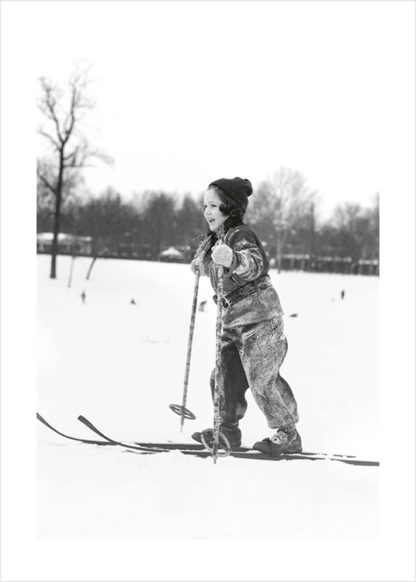 Child on skis