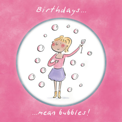 Birthdays mean bubbles