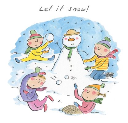 Let it snow - snowball fight