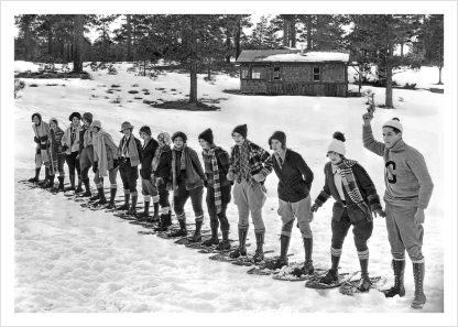 Snowshoe race