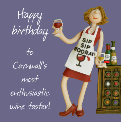 Cornwall wine taster