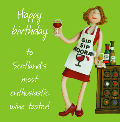 Scotland wine taster