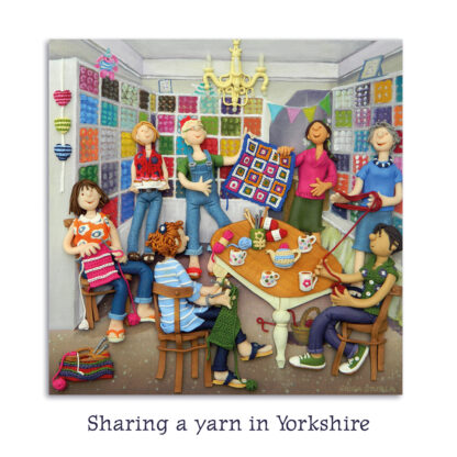 Sharing a yarn in Yorkshire