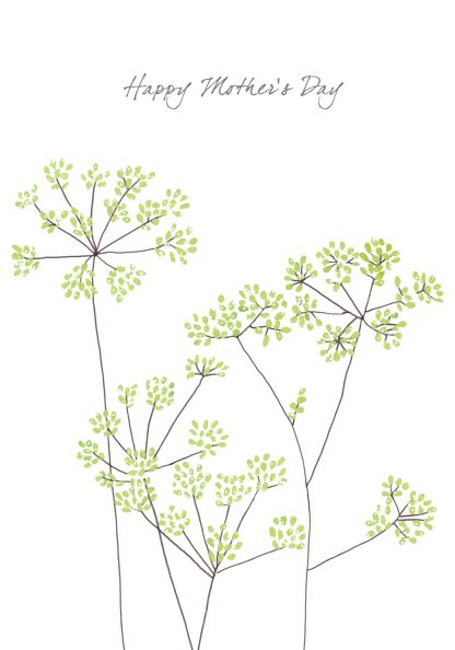 Mothers Day Fennel Greeting Card