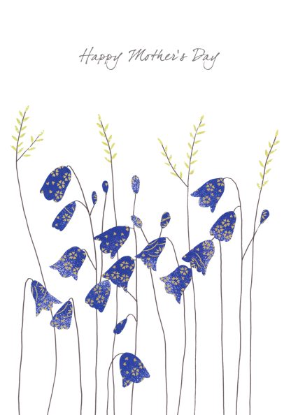 Mothers Day Harebells Greeting Card
