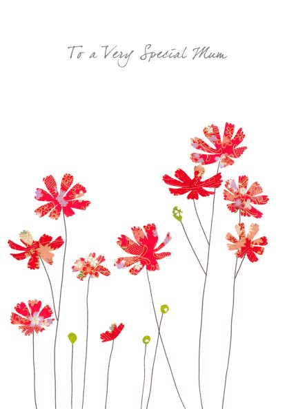 Mothers Day Cosmos Greeting Card