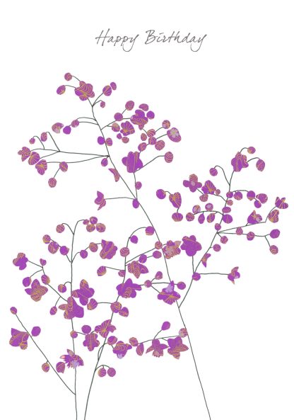 Thalictrum Birthday Card