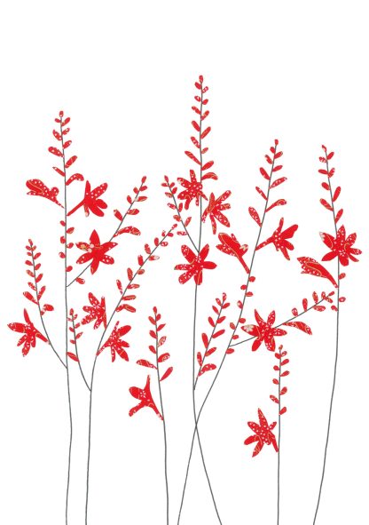 Crocosmia Greeting Card