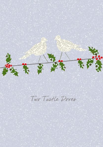 Two Turtle Doves Greeting Card
